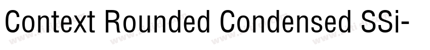 Context Rounded Condensed SSi字体转换